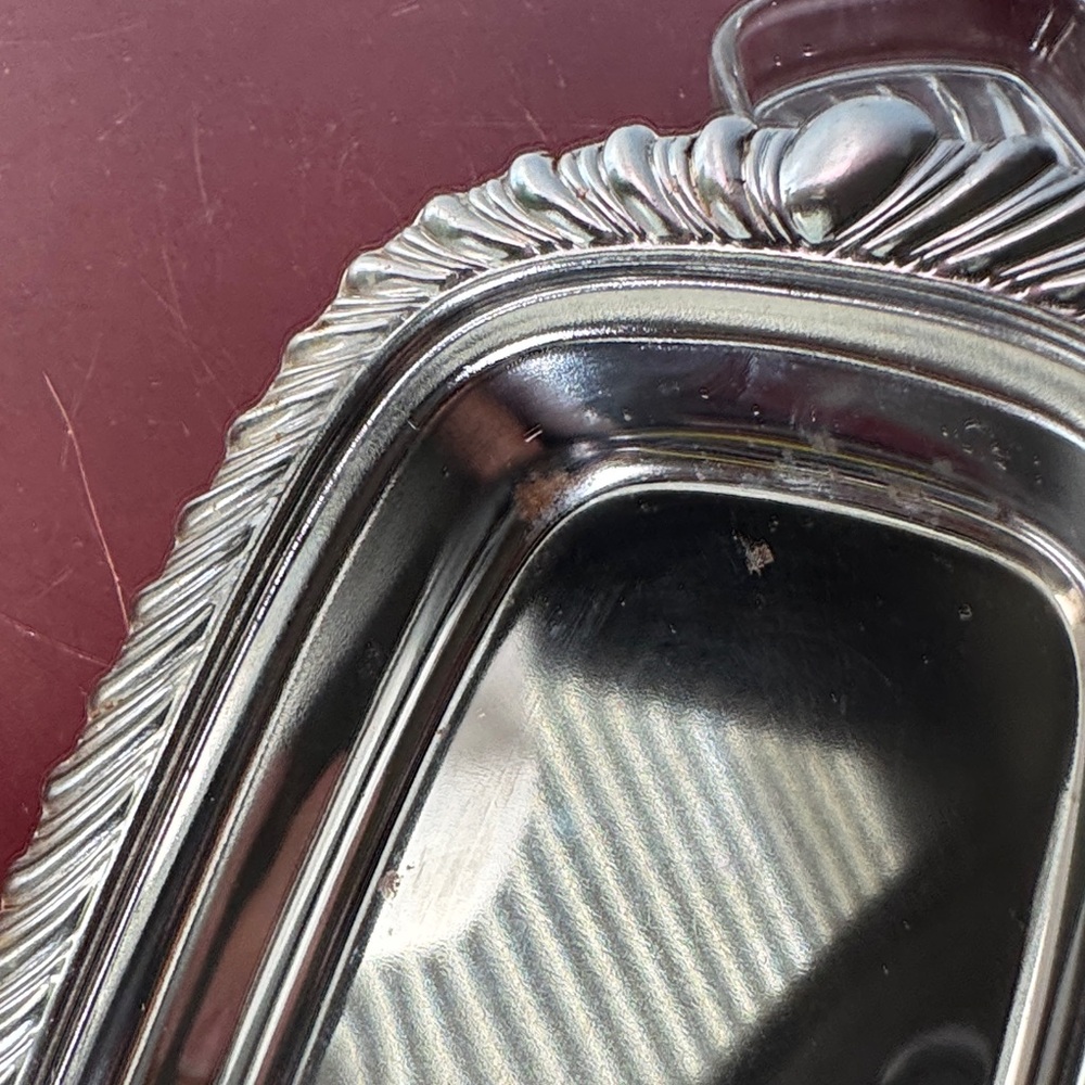 Vintage Irvinware Stainless Steel Butter Dish W/Glass Liner 1/4 Lb *Made In USA* - Picture 11 of 14